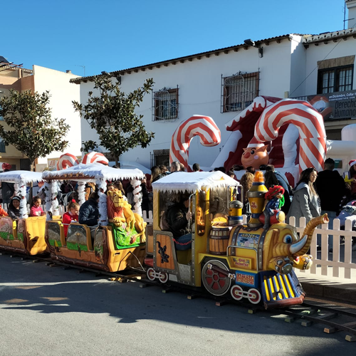 Fiesta de navidad en Málaga